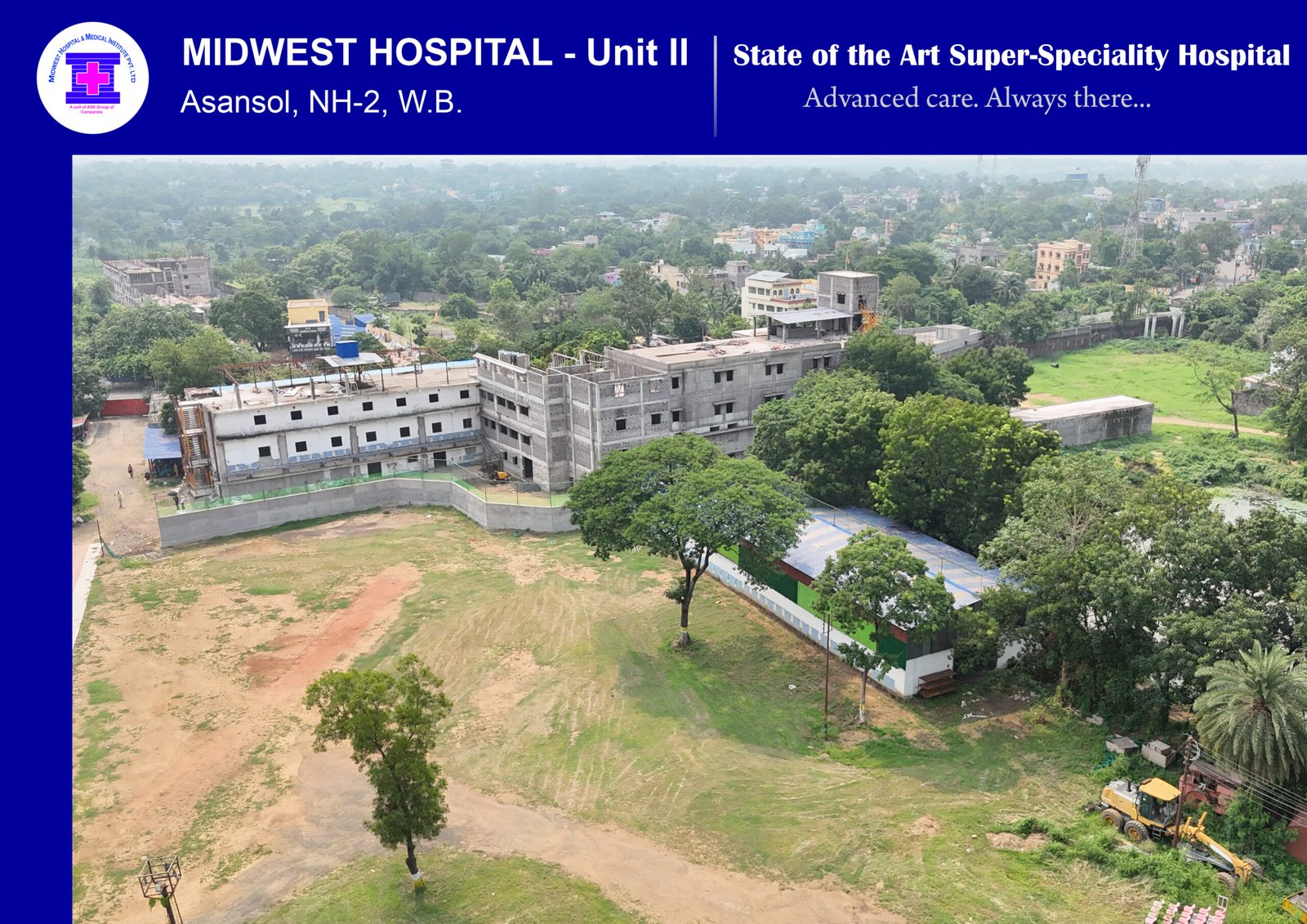 Midwest Hospital Unit 2 — upcoming super-specialty hospital building